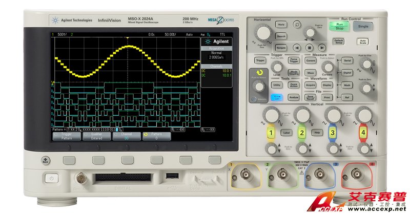 Agilent MSOX2004A 70 MHz、4 通道示波器圖片