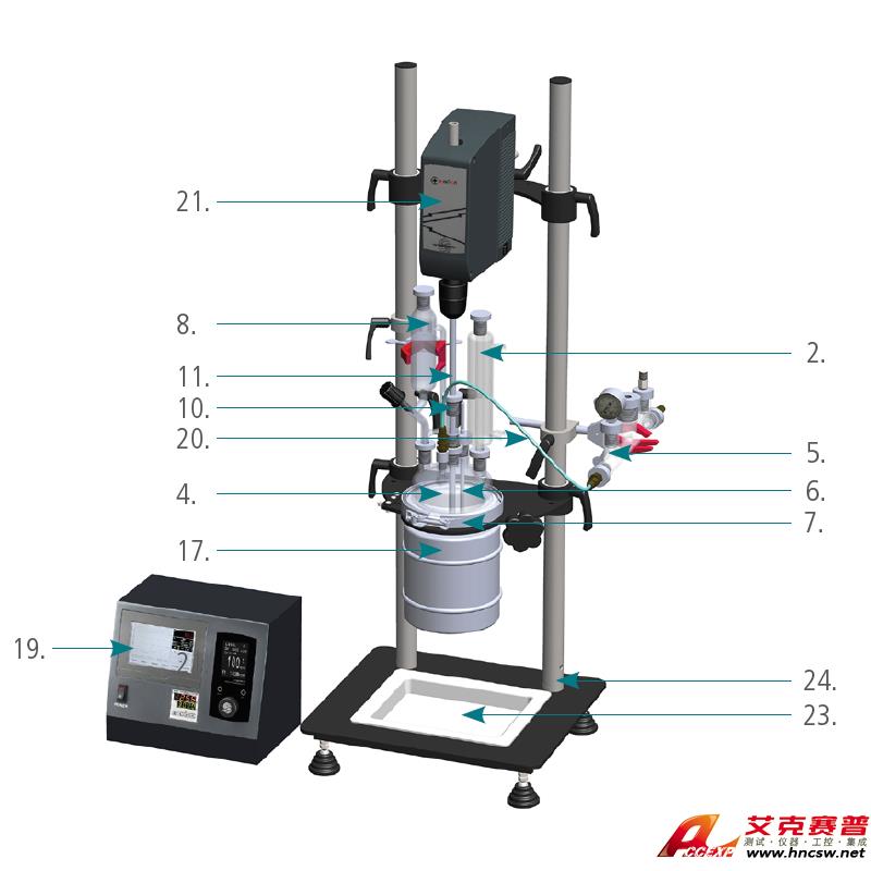 JULABO優(yōu)萊博 3000ml壓力反應釜，（150mm法蘭開口）JRS-6425-221