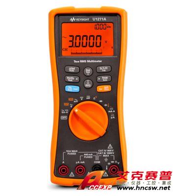 keysight是德 U1271A 手持式數(shù)字萬用表，4位半，IP54